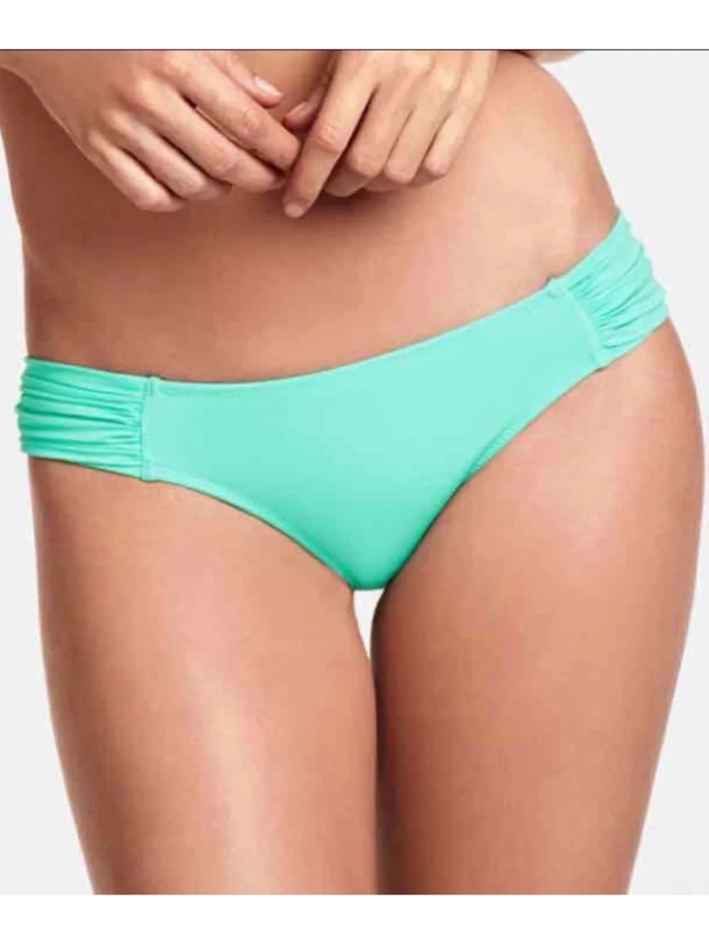 3 Victoria’s Secret The Knock Out Bikini Swim Bottoms Rushed Sides